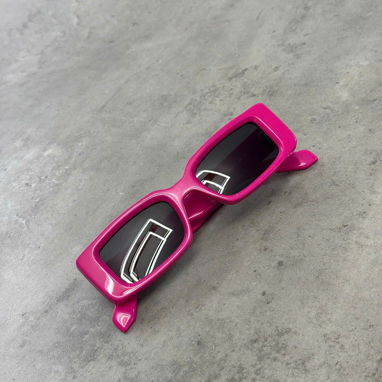 Off-White OFF WHITE Arthur Rectangle-Frame Sunglasses PINK Size ONE SIZE - 2 Thumbnail
