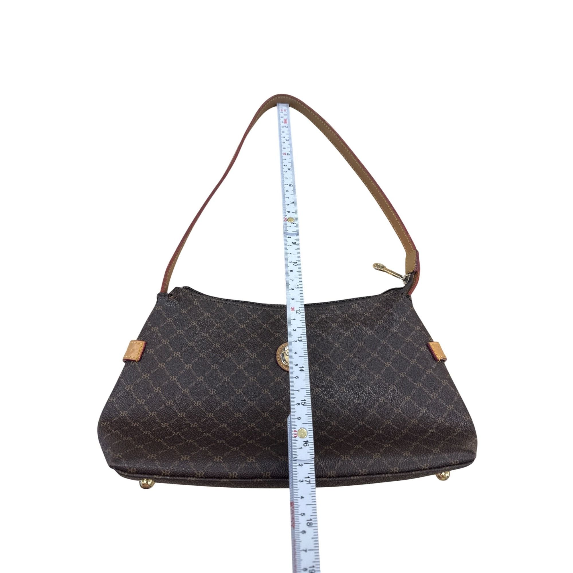 Designer Rioni Womens Brown Leather Clutch Handbag 7"x12" SKU 7332 Size ONE SIZE - 2 Thumbnail