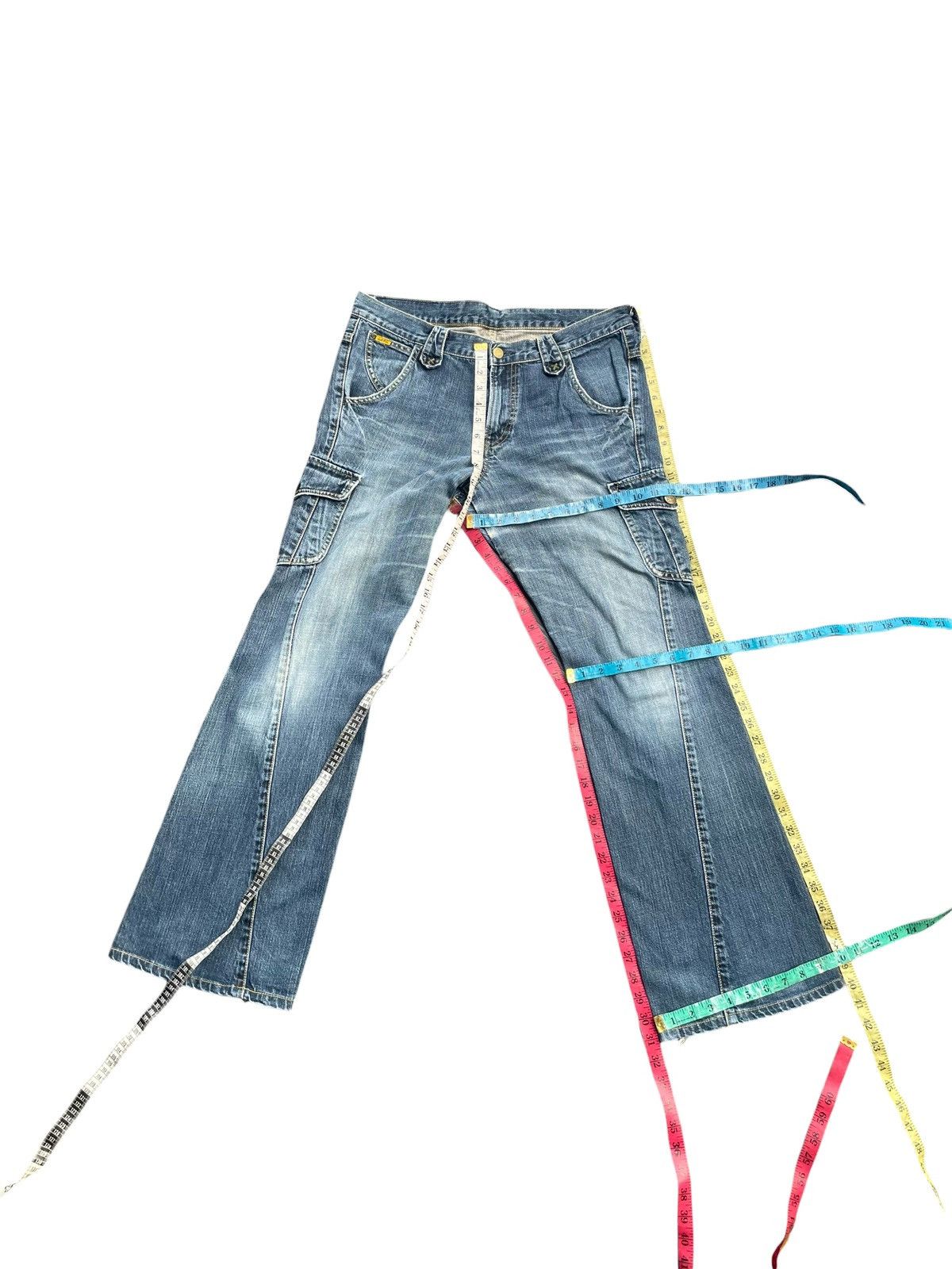 Lee Lee Riders Flare Side Pocket Denim Size US 35 - 9 Thumbnail