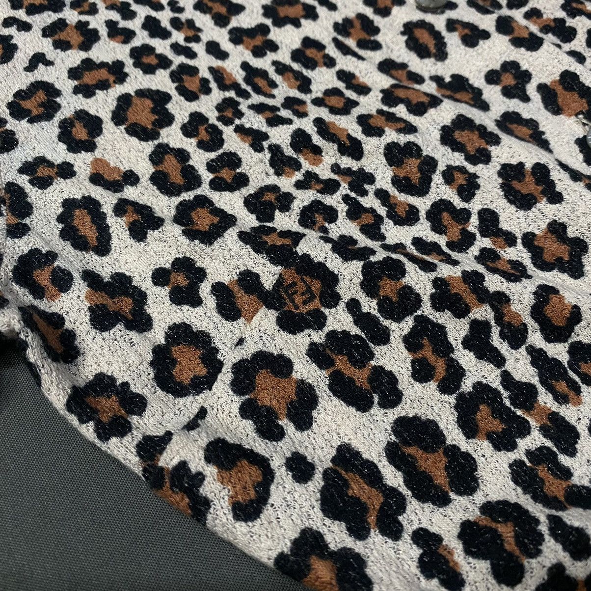 Fendi Vintage Fendi Jeans Leopard Button Up Womens Size M / US 6-8 / IT 42-44 - 2 Thumbnail