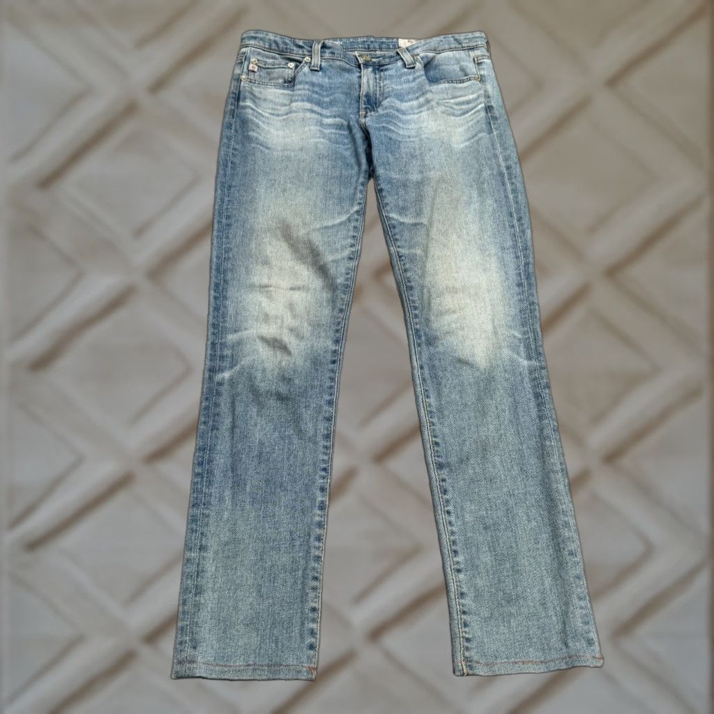 Denime AG Adriano Goldschmied Jeans Legging Super Skinny Women 26R Blue Denim 5-Pocket Stretch Jeans Size 26" / US 2 / IT 38 - 1 Thumbnail