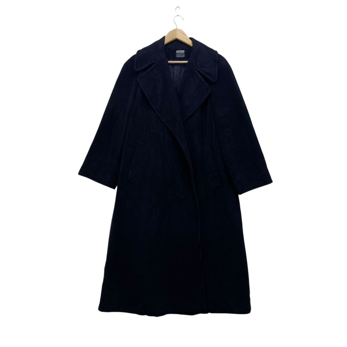 Japanese Brand 💥Vintage 90s Onward Coat Angora Wool Long Coat Jacket Size M / US 6-8 / IT 42-44 - 1 Thumbnail