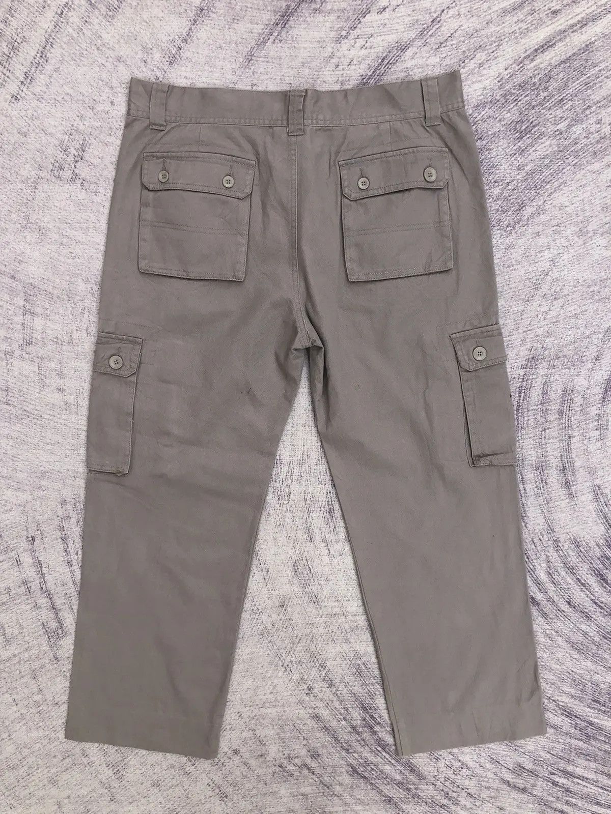 Japanese Brand × Vintage Straight Leg Cargo Pants Loose Bottoms With 6 Pocket Size US 34 / EU 50 - 12 Thumbnail