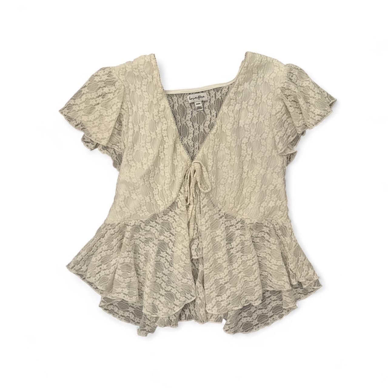 Other Lacy drapey top Size S / US 4 / IT 40 - 1 Preview