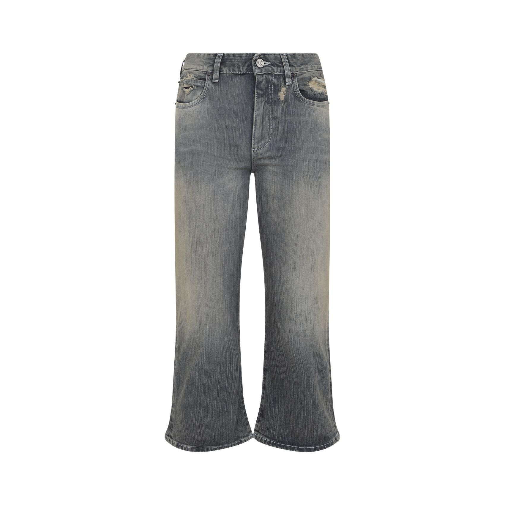 Balenciaga Balenciaga Laced Flared Capri Jeans Size 26" / US 2 / IT 38 - 1 Thumbnail