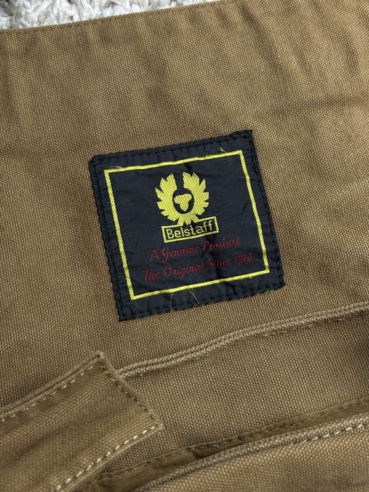 Belstaff Belstaff Vintage Colonial Canvas Leather Shoudler Bag Rare Size ONE SIZE - 14 Thumbnail