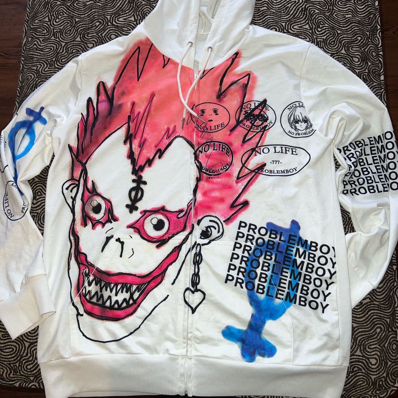 Streetwear Problem6oy Ryuk Death Note custom hoodie | Grailed