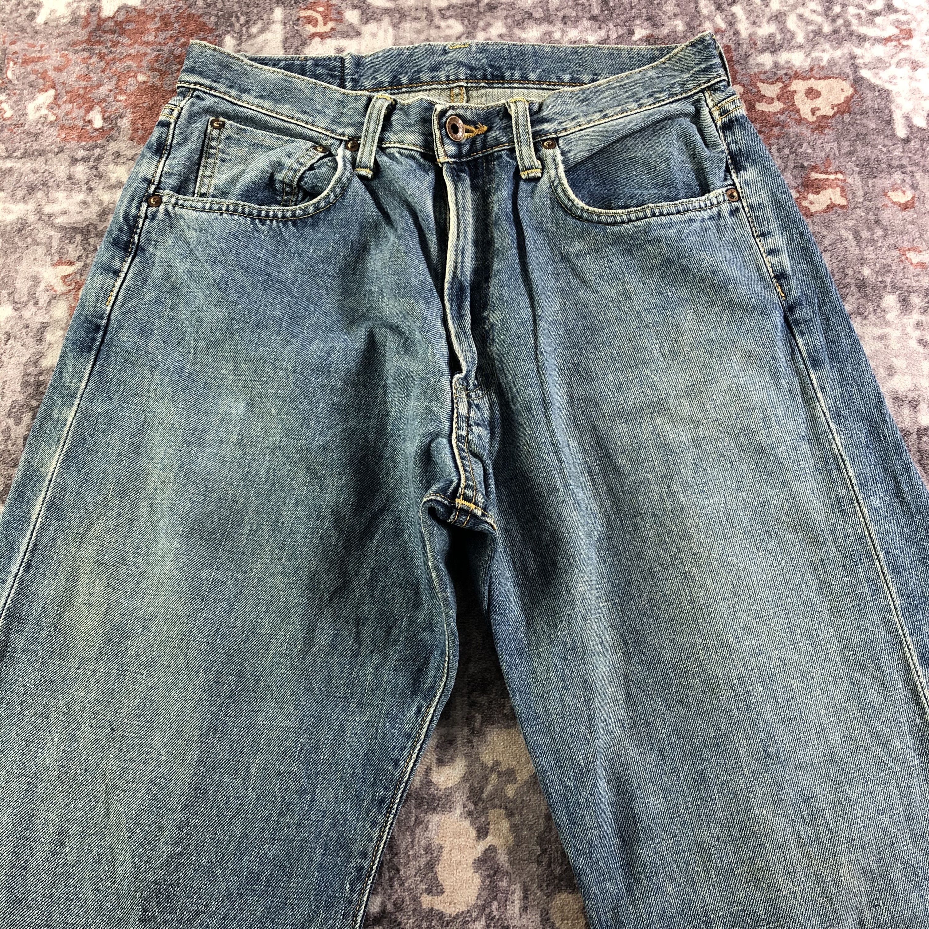 Edwin Vintage Blue Wash Edwin 505 Selvedge Jeans-JM3587 Size US 30 / EU 46 - 3 Thumbnail
