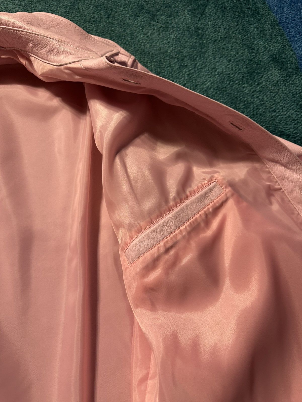 Supreme Supreme Pink Leather Shirt Lamb Leather Button Up Size US M / EU 48-50 / 2 - 10 Thumbnail