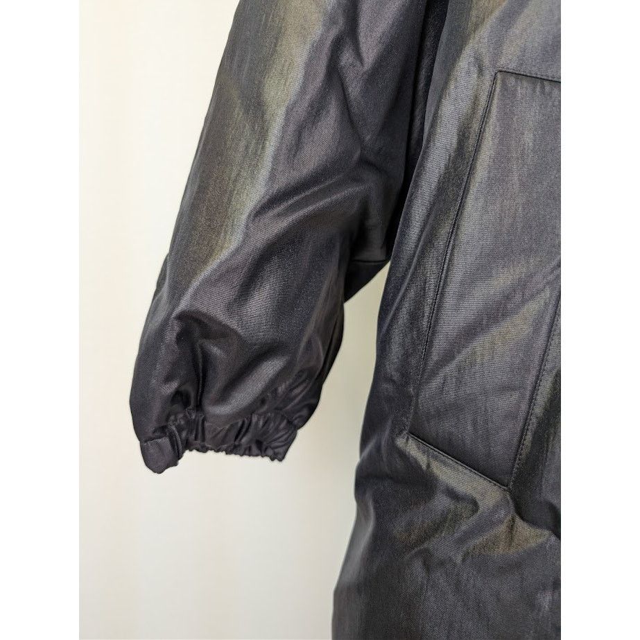 Saint Laurent Paris o1rshd1 Canvas Tech Maxi Coat in Black Size US M / EU 48-50 / 2 - 14 Thumbnail