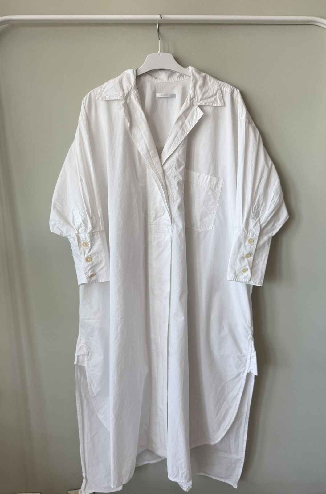 Other Bagutta white long oversized button down dress 3/4 sleeve Size S / US 4 / IT 40 - 1 Thumbnail