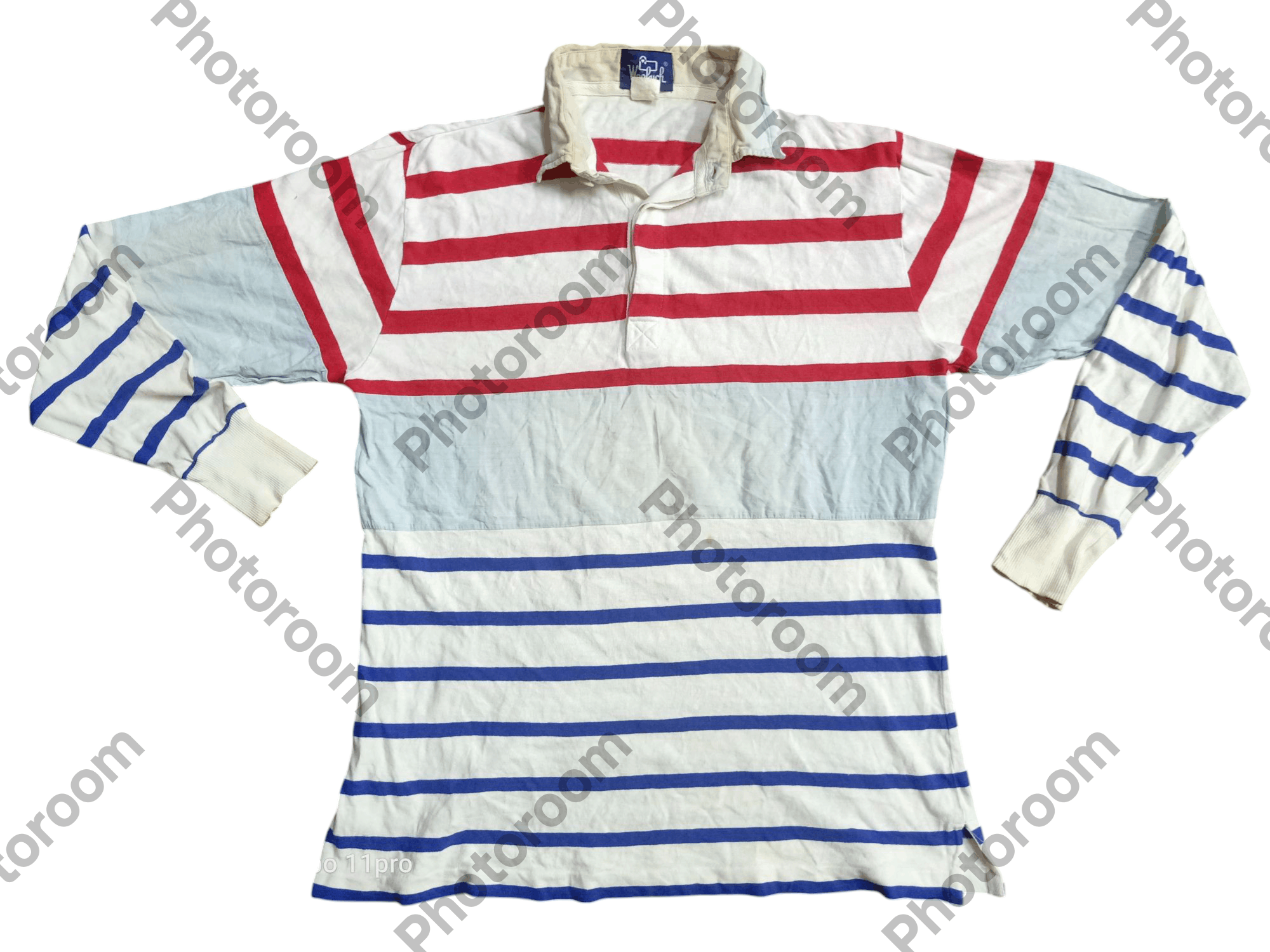 Vintage × Woolrich Woolen Mills Woolrich 90s Vintage Rugby Polo Tee Size US L / EU 52-54 / 3 - 1 Thumbnail