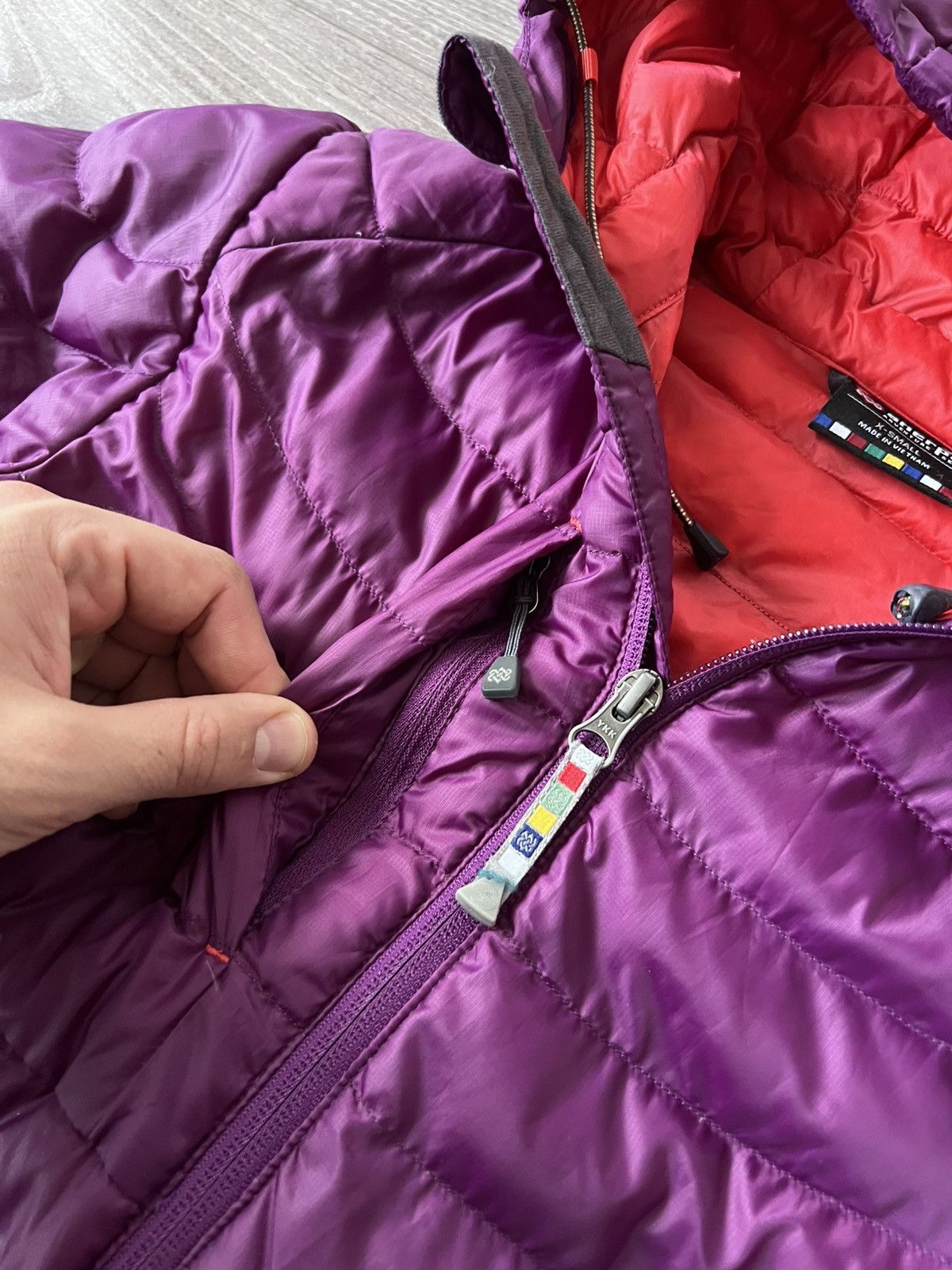 Polartec Sherpa Primaloft Insulate Ultralight Goose Down Jacket Size S / US 4 / IT 40 - 8 Thumbnail