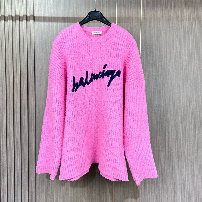 Balenciaga Balenciaga Cursive mohair sweater Size XS / US 0-2 / IT 36-38 - 1 Thumbnail
