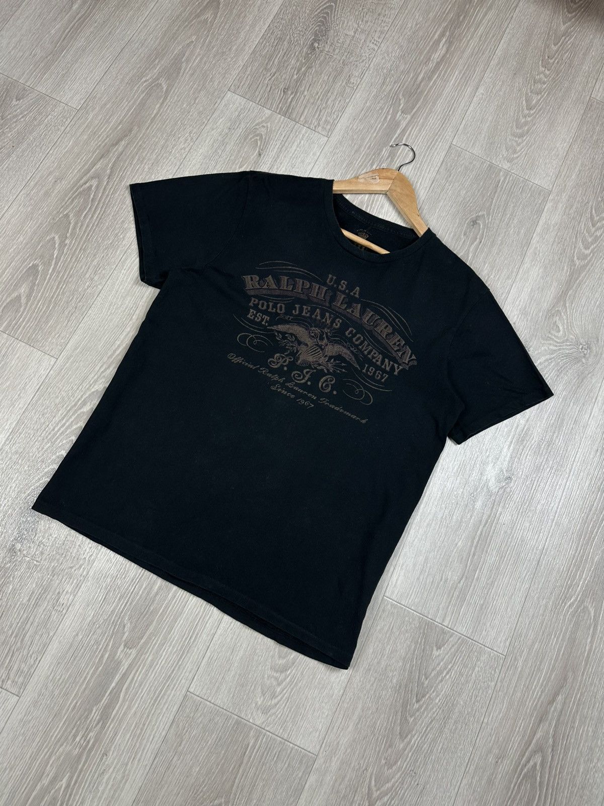 Lauren Ralph Lauren × Polo Ralph Lauren Vintage Polo Jeans Ralph Lauren T-Shirt Big Logo Size L Size US L / EU 52-54 / 3 - 3 Thumbnail