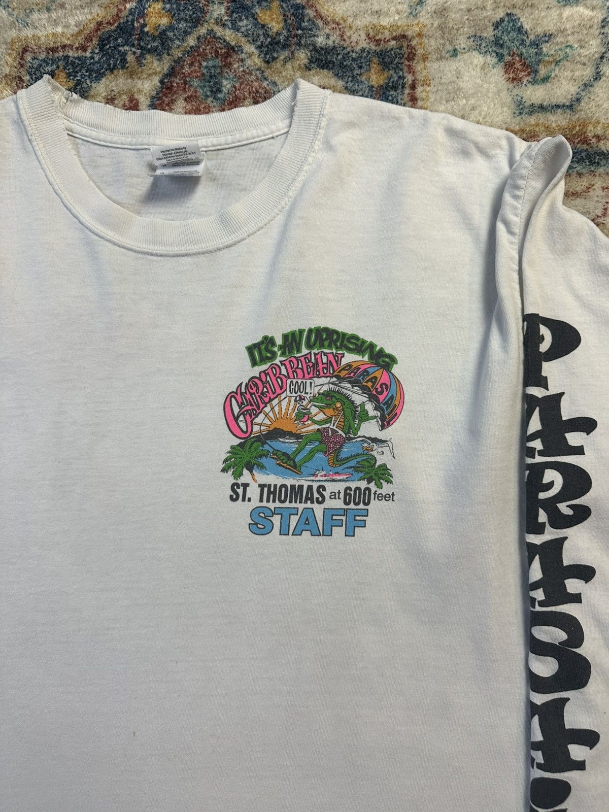 Vintage Vintage Parasailing Iguana Staff Long Sleeve T-shirt Large Size US XL / EU 56 / 4 - 4 Thumbnail