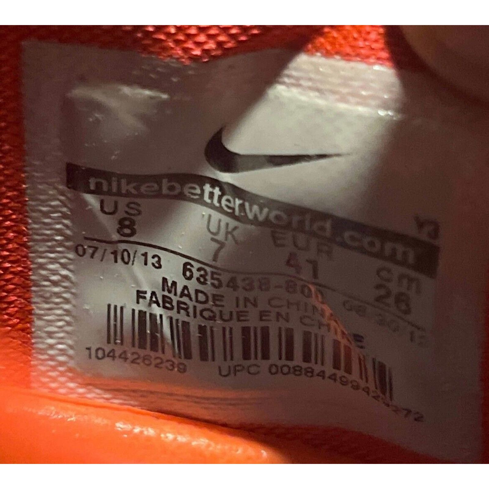 Nike Size 8- Kobe 8 system premium what the Kobe (635438-800) Size US 8 / EU 41 - 6 Thumbnail
