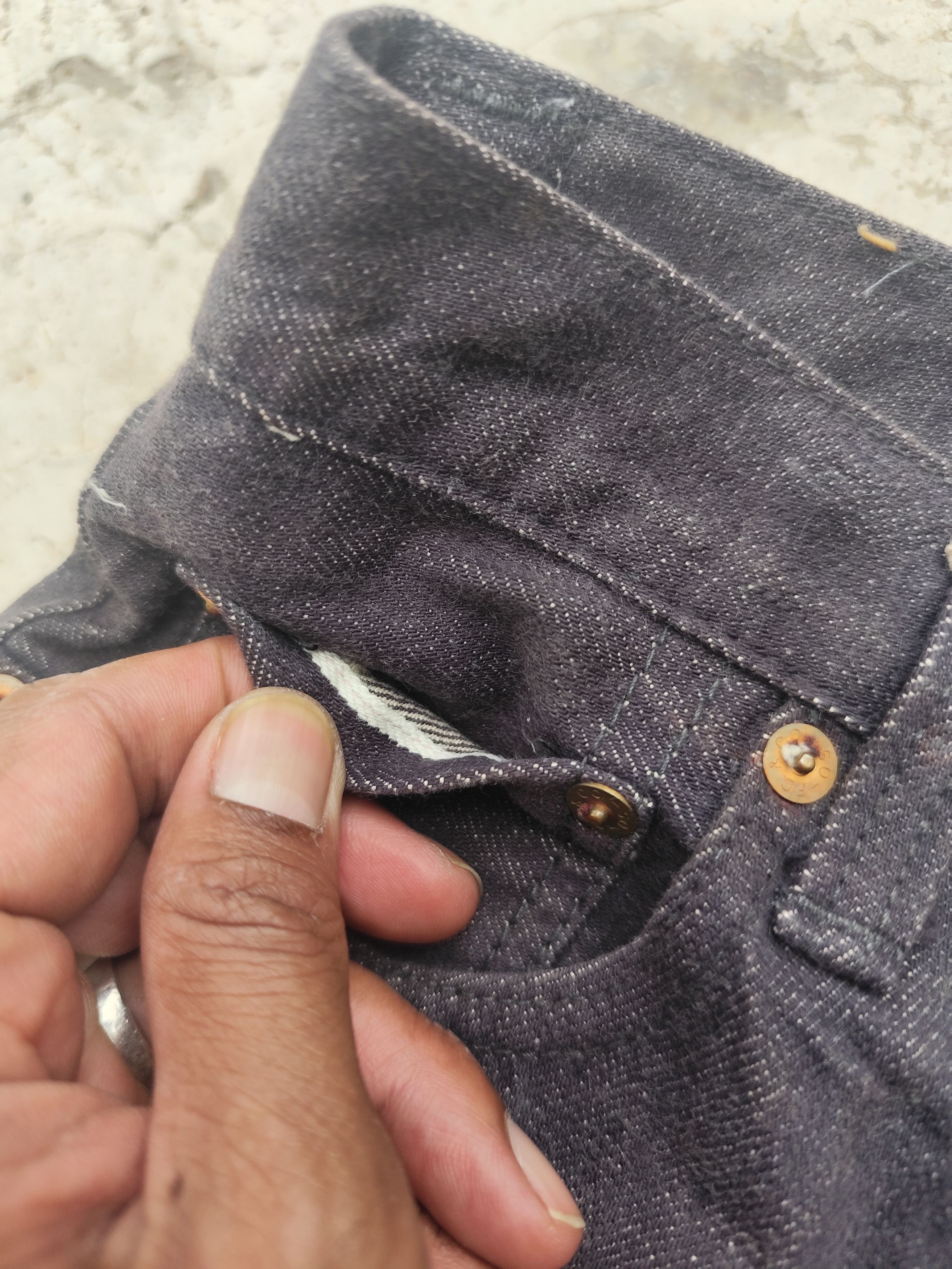 Full Count & Co. 🇯🇵FULL COUNT & CO SELVEDGE JEANS LOT 0104 W 27 L 33 Size US 27 - 3 Thumbnail