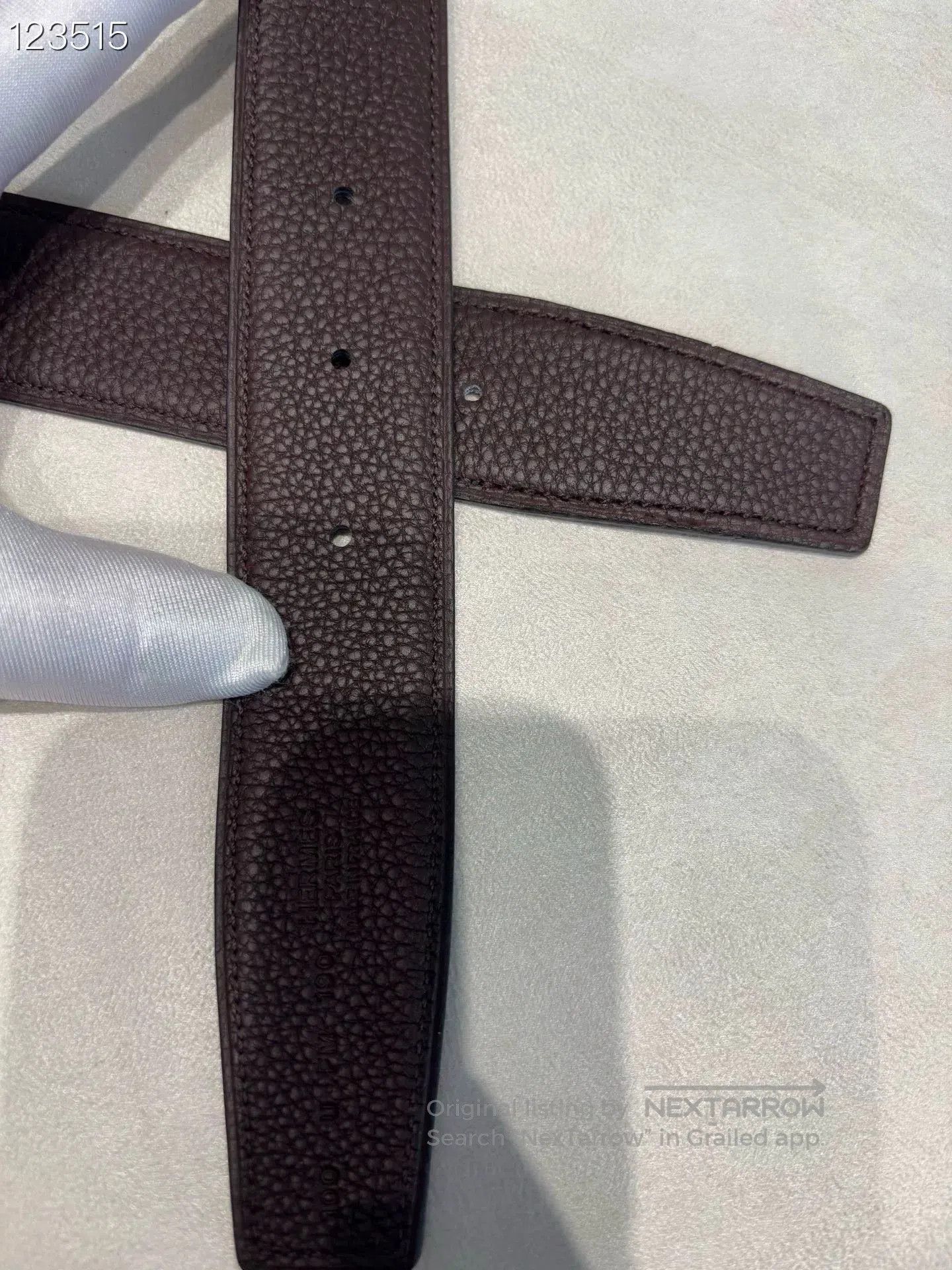 Hermes Hermès 040752v511 Brown Strap 3.2cm. Size ONE SIZE - 6 Thumbnail