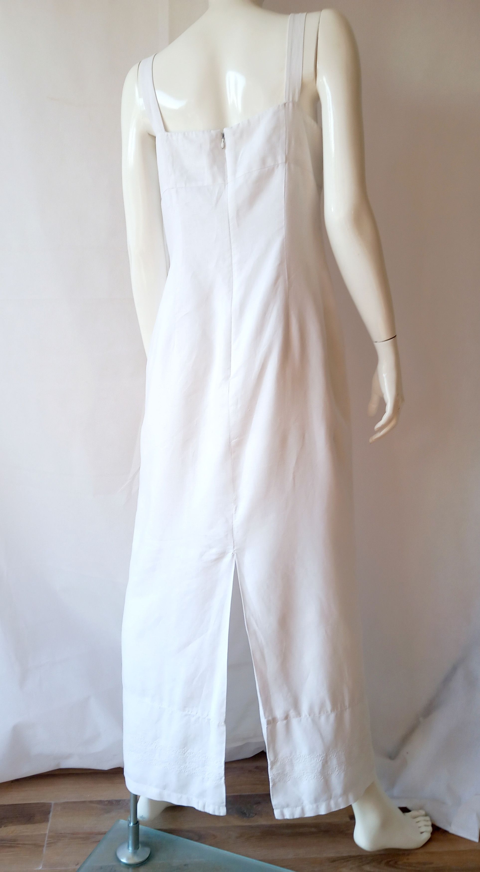 Emanuel Ungaro Vintage Emanuel Ungaro white linen dress XL Size XL / US 12-14 / IT 48-50 - 8 Thumbnail