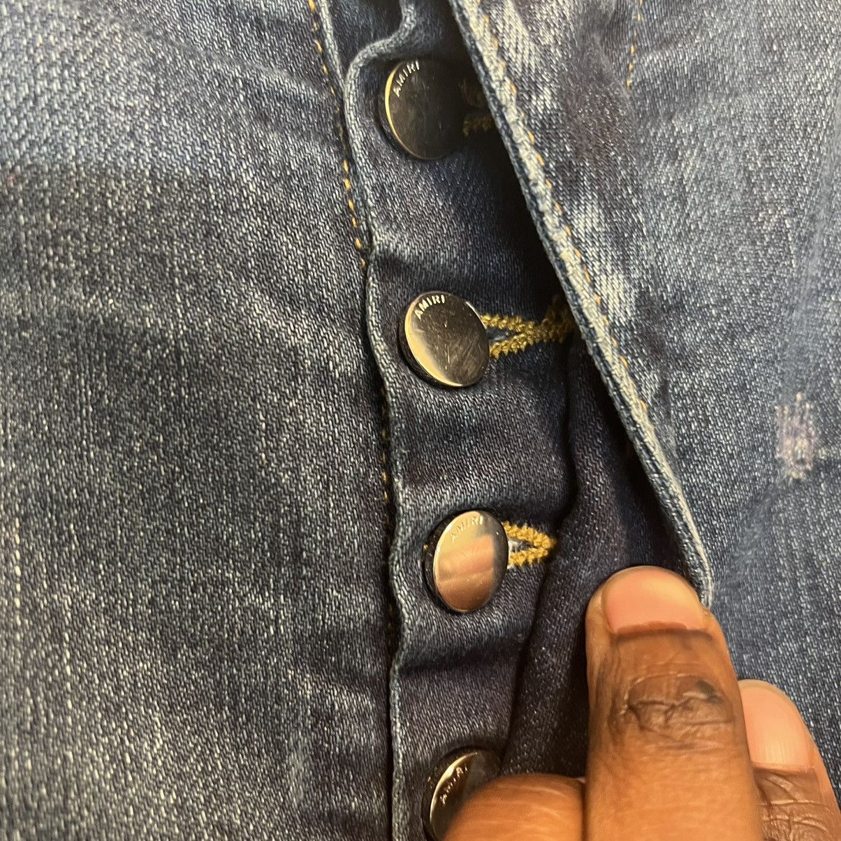 Amiri Amiri MX2 Jeans Dark Indigo Size US 38 / EU 54 - 9 Thumbnail