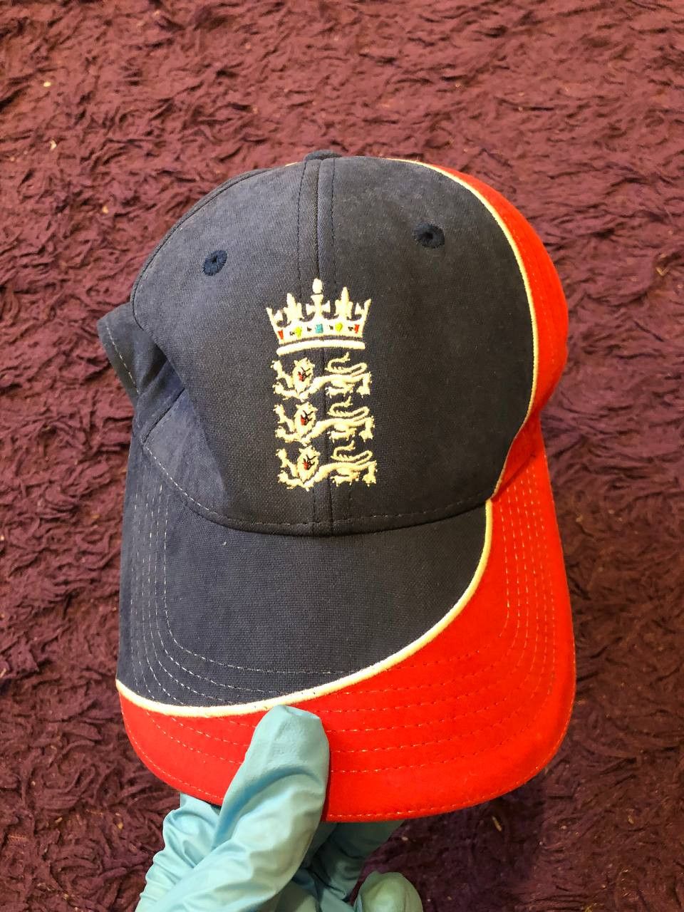 Vintage England Cricket team CAP Admiral Vodafone Size ONE SIZE - 5 Thumbnail