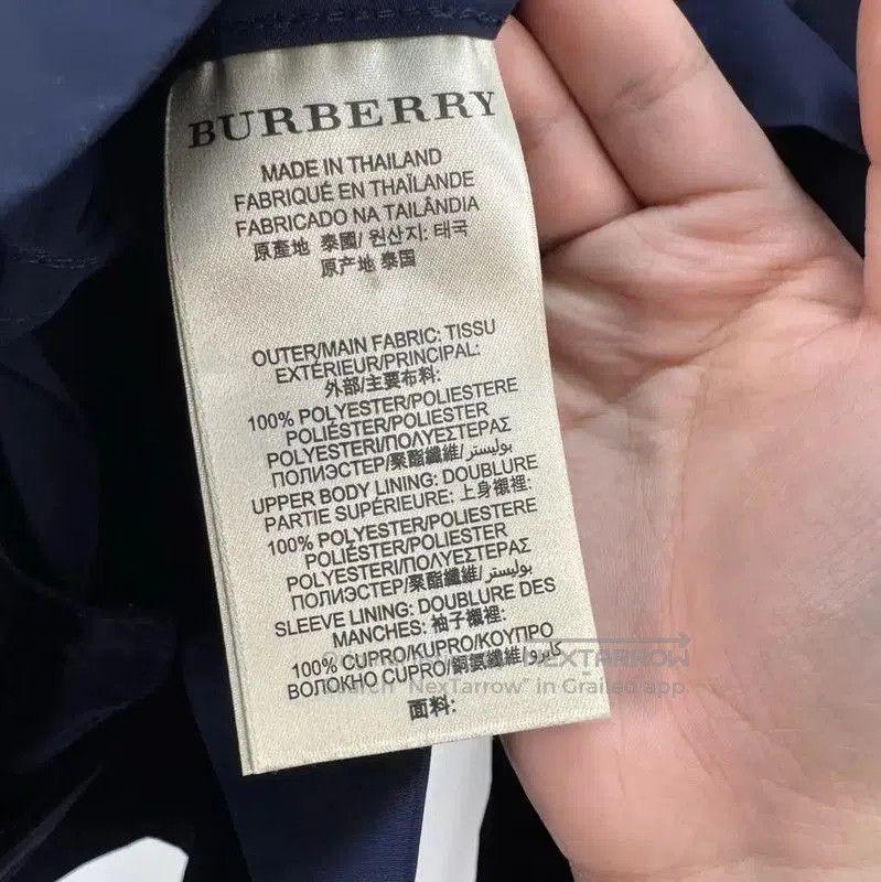 Burberry Burberry Double Breasted Short Trench Coat in Navy. Size M / US 6-8 / IT 42-44 - 6 Thumbnail