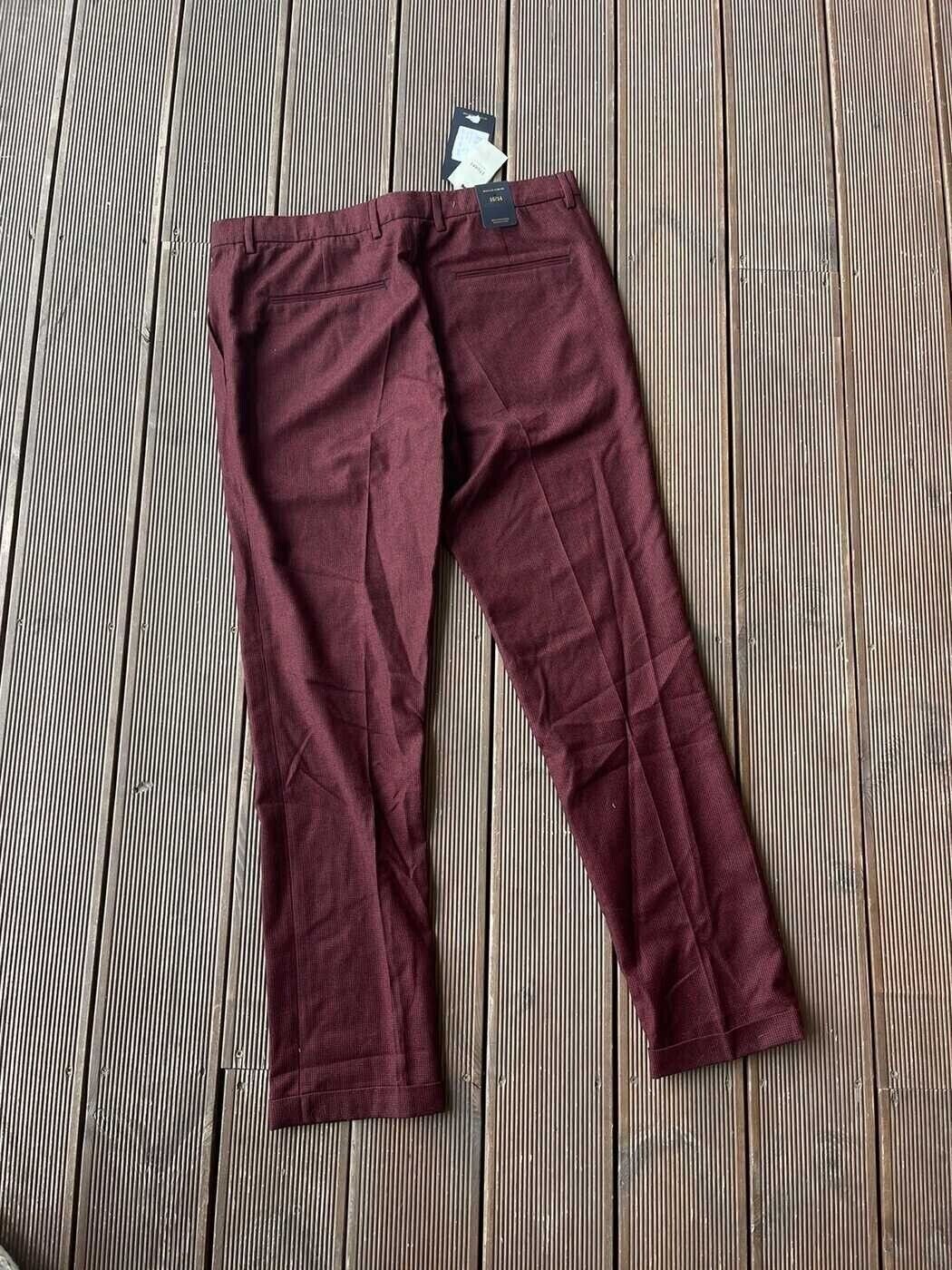 Scotch & Soda Basic Formal Red Woolen pants Scotch&Soda Size US 34 / EU 50 - 1 Thumbnail