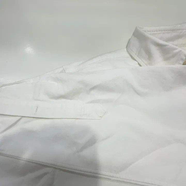 Thom Browne Thom Browne Classic Long Sleeve White Oxford Shirt -2507 Size US S / EU 44-46 / 1 - 9 Thumbnail