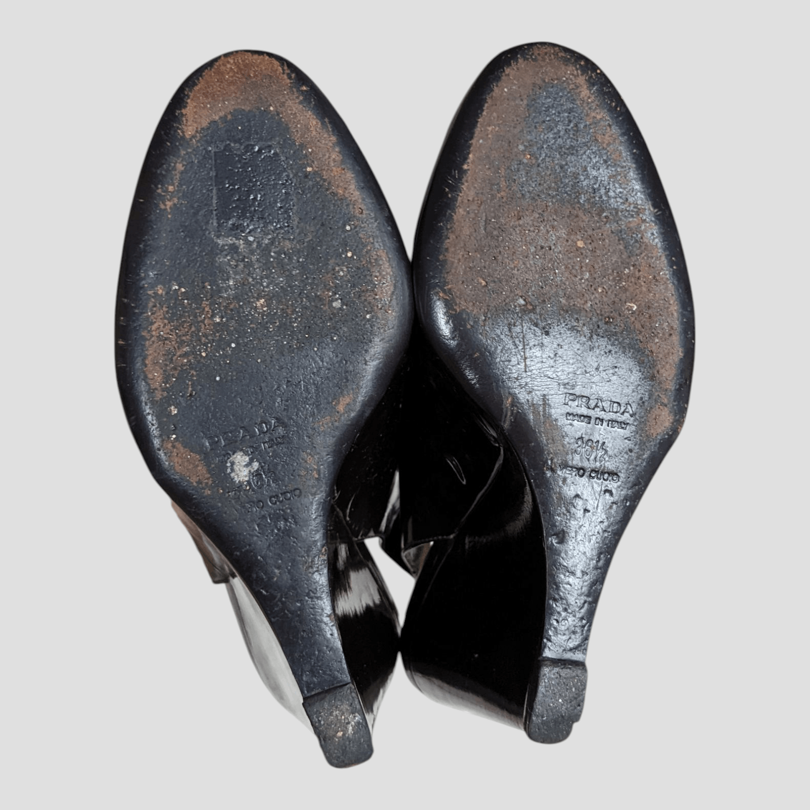 Prada Prada Women’s Slingback Wedge Heels – Size EU 36.5 Size US 6.5 / IT 36.5 - 9 Thumbnail