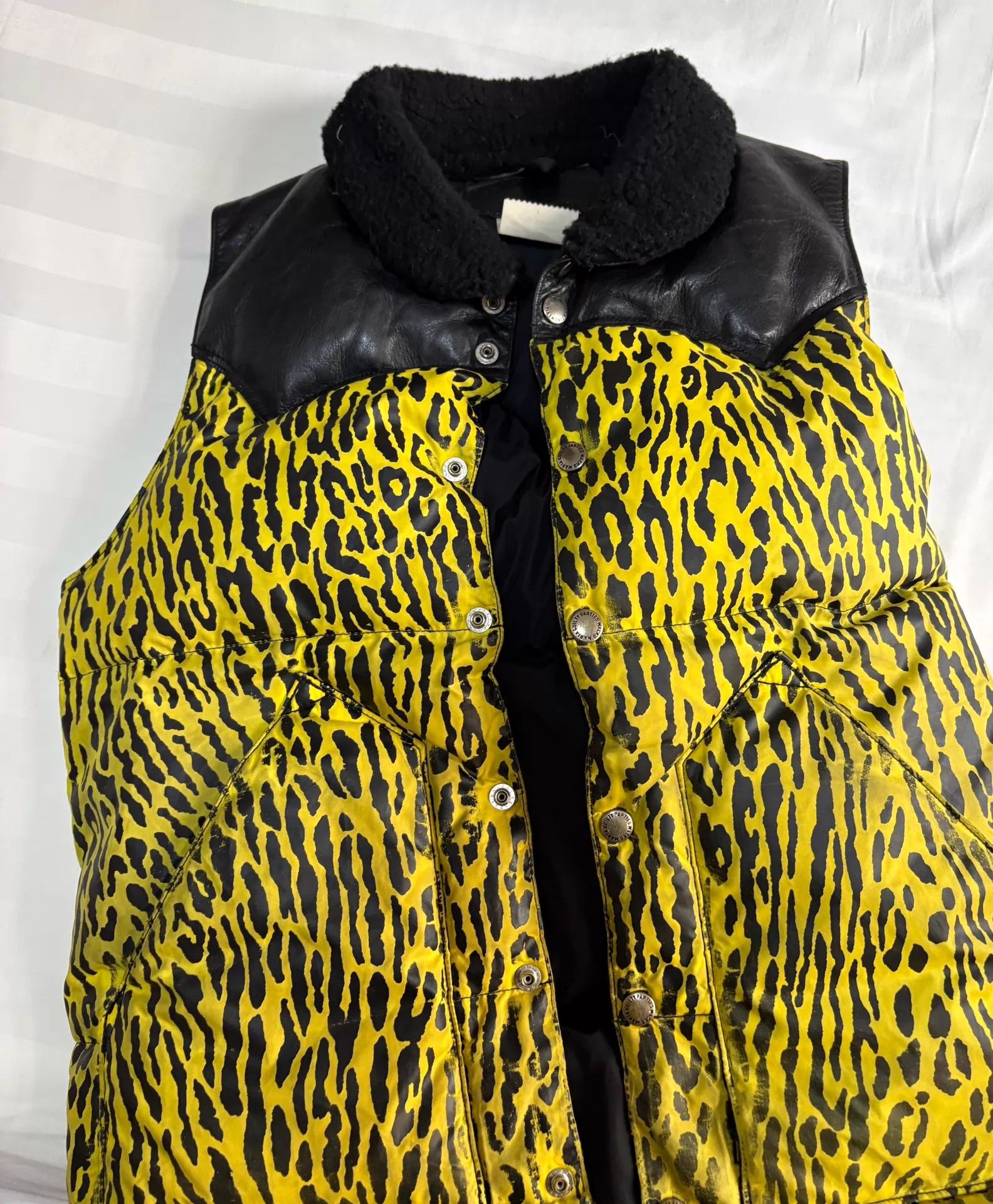Wacko Maria WACKO MARIA x Rocky Mt. Leopard Print Down Vest Size XS / US 0-2 / IT 36-38 - 7 Thumbnail