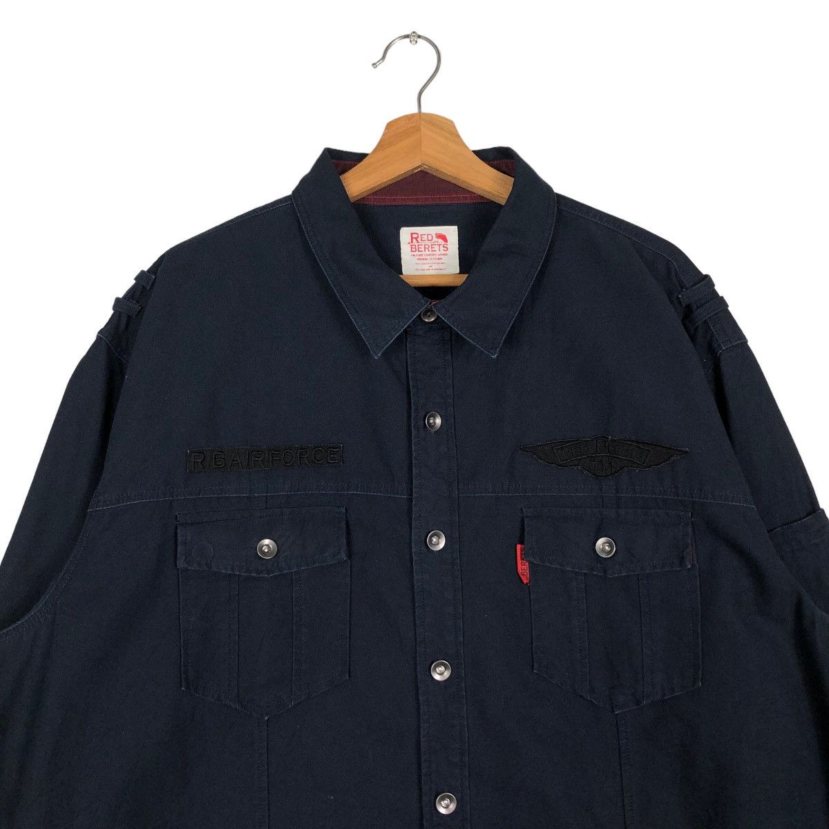 Japanese Brand 🔥Vintage Shirt Jacket Red Berets Japan Made Issey Miyake Size US L / EU 52-54 / 3 - 3 Thumbnail