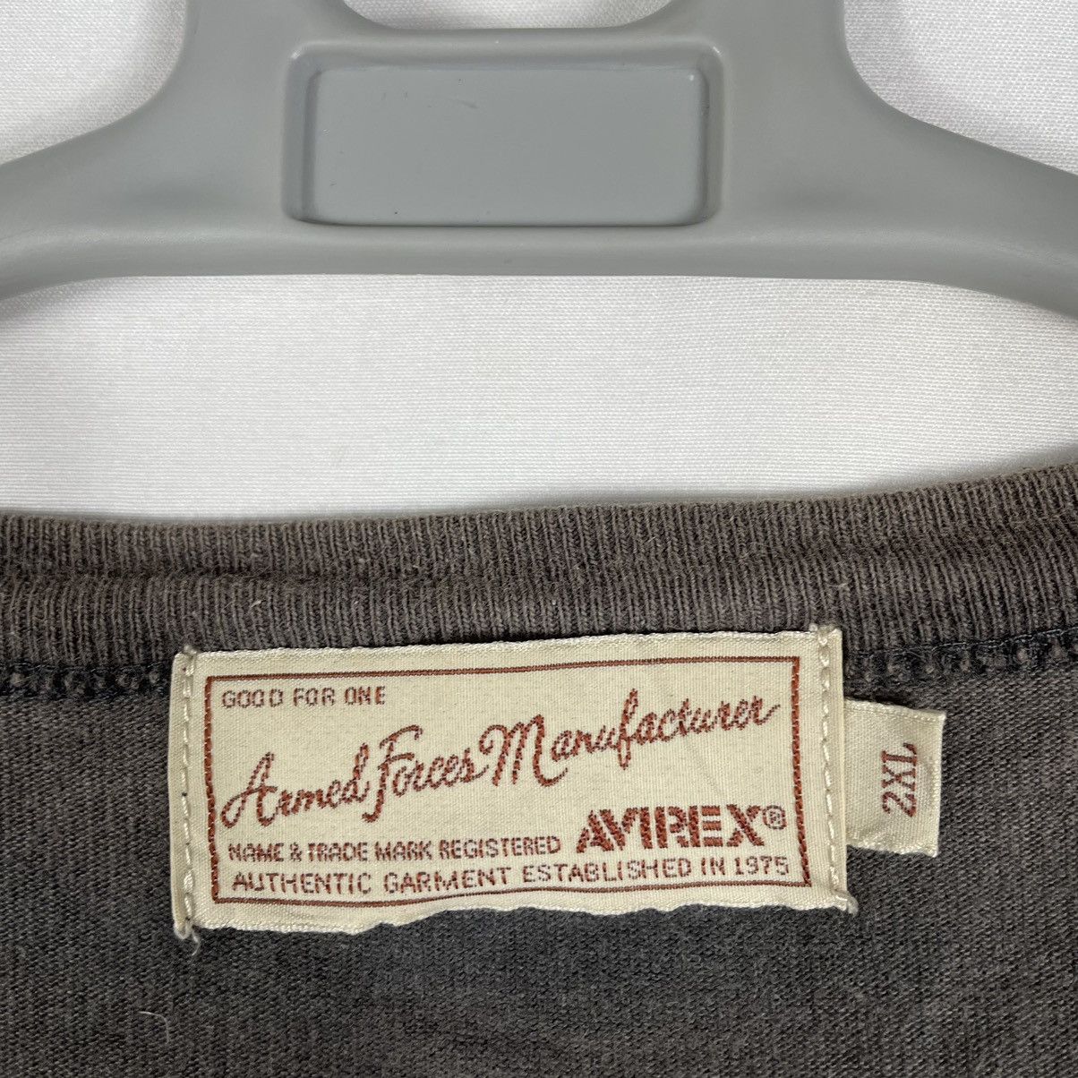 Avirex × Vintage 🔥Trash🔥Avirex Embroidered Big Logo Crash Sun Faded Tee Size US XL / EU 56 / 4 - 13 Thumbnail