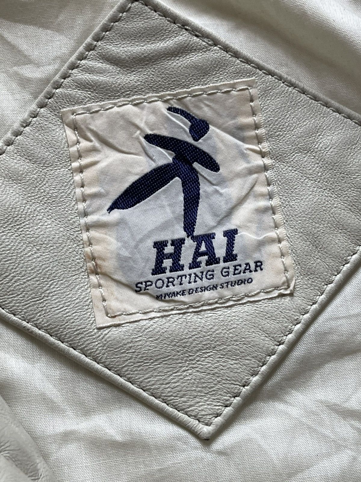 Hai Sporting Gear 80s Hai Sporting Gear Multipocket Leather Jacket Size US XL / EU 56 / 4 - 17 Thumbnail