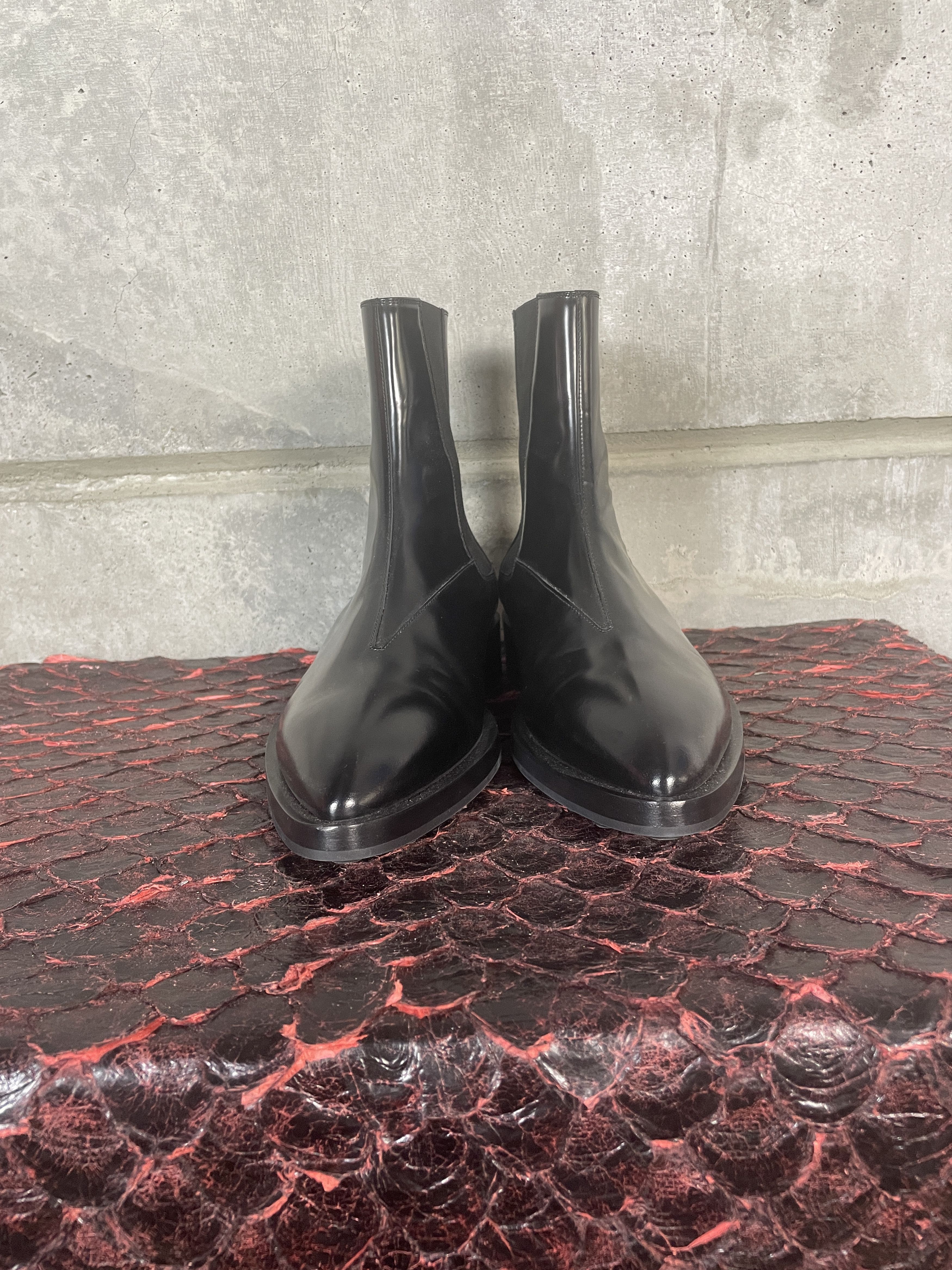 Jil Sander $1500 Jil Sander Black Pointed Toe Chelsea Boot Size US 10 / EU 43 - 5 Thumbnail