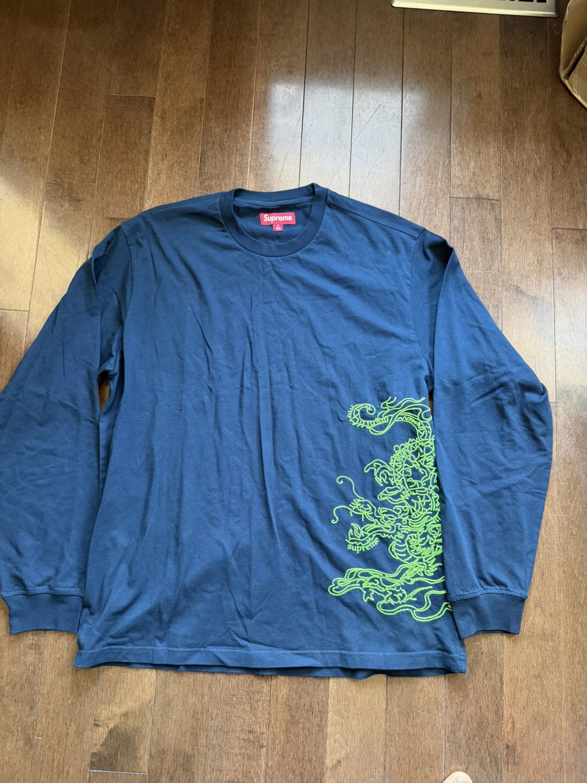 Supreme Supreme Dragon embroidered long sleeve | Grailed