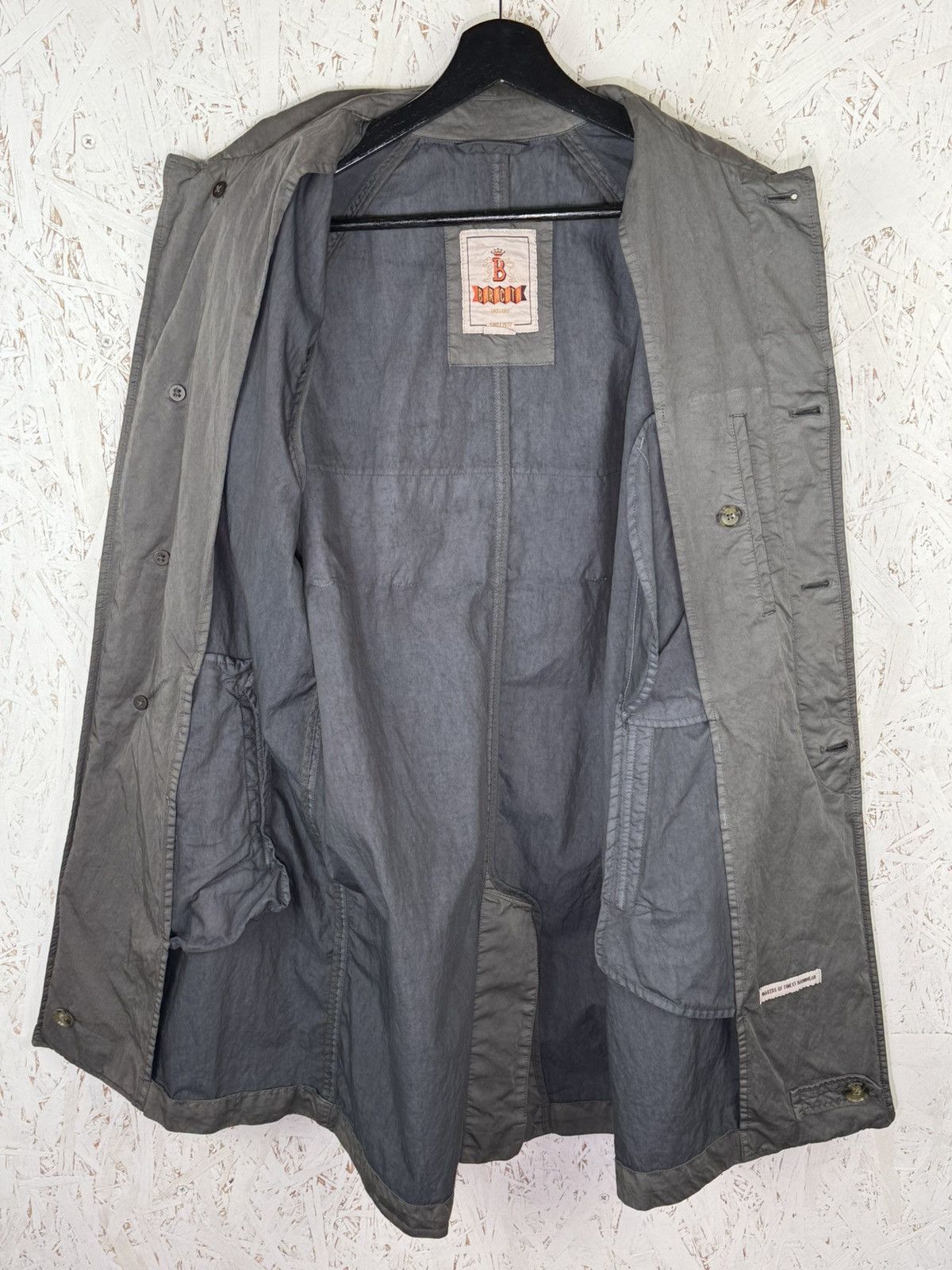 Baracuta Baracuta G10 Garment Dyed Rain Coat Grey Size 38 Size US M / EU 48-50 / 2 - 8 Thumbnail