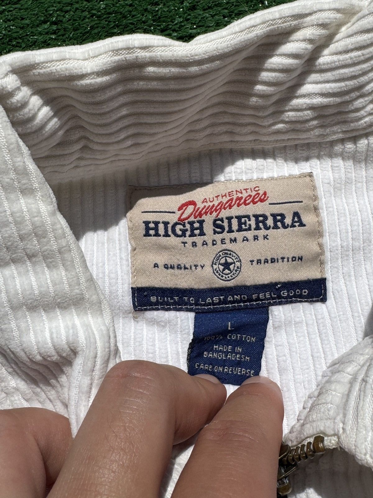 High Sierra High Sierra White Corduroy Jacket Size US L / EU 52-54 / 3 - 16 Thumbnail