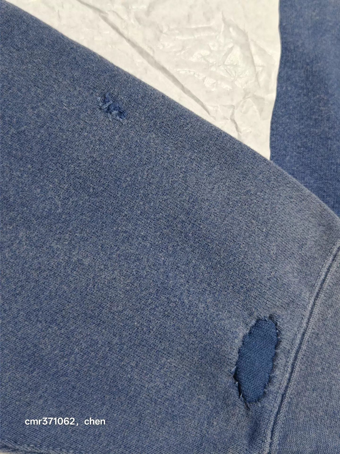 Visvim VISVIM 25AW JUMBO SB LS CRASH Navy 2 BN Sweatshirt Size US M / EU 48-50 / 2 - 8 Thumbnail