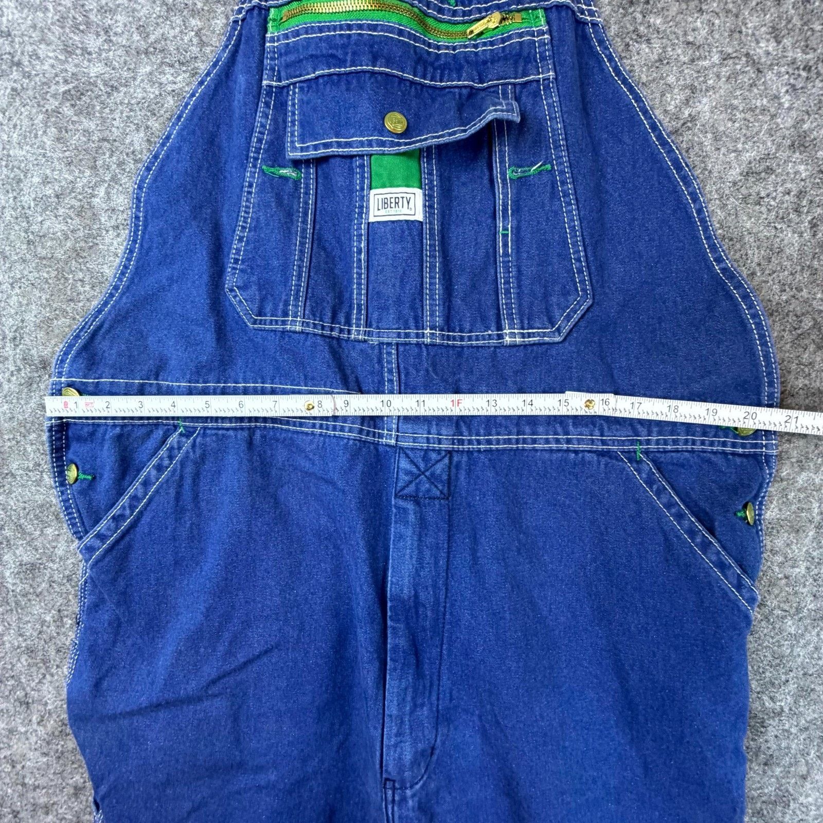 Liberty VTG Liberty Bib Overalls 40 Blue Denim Carpenter Dungaree Size US 40 / EU 56 - 5 Thumbnail