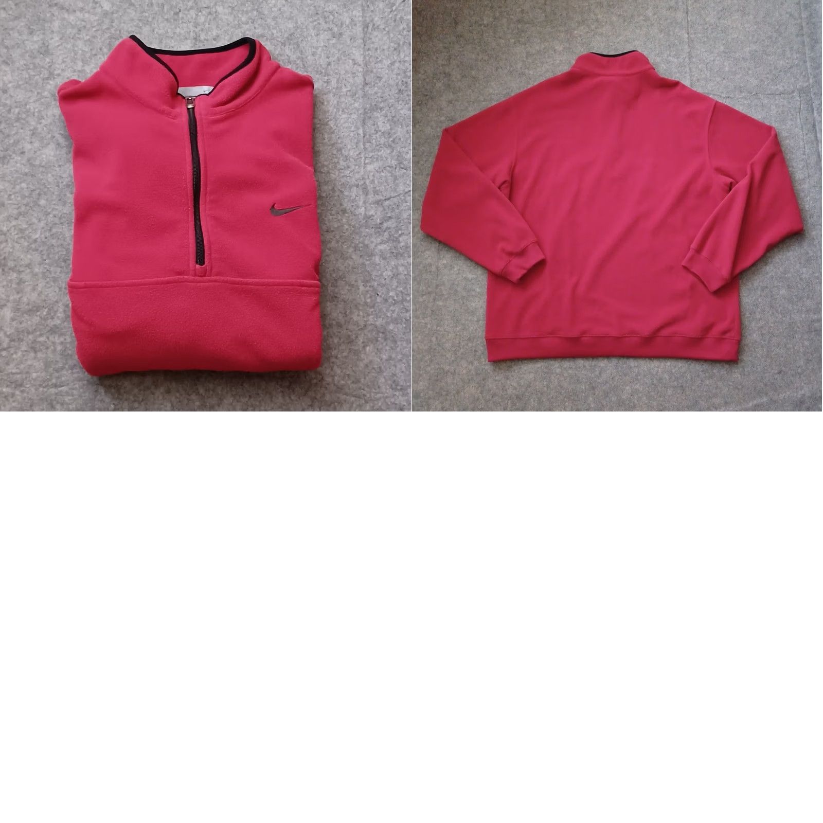 Nike VINTAGE Nike 1/4 Zip Pullover Sweatshirt Mens XXL Red Logo Swoosh Embroidered Long Sleeve Size US XXL / EU 58 / 5 - 9 Thumbnail