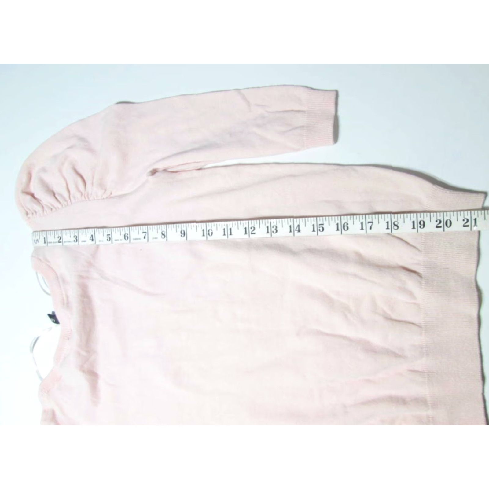 H&M H&M Womens Sweater Light Pink 3/4 Sleeve Round Neck Pullover NWT Size 6 Regular Long Sleeve Casual Pullover Size M / US 6-8 / IT 42-44 - 6 Thumbnail