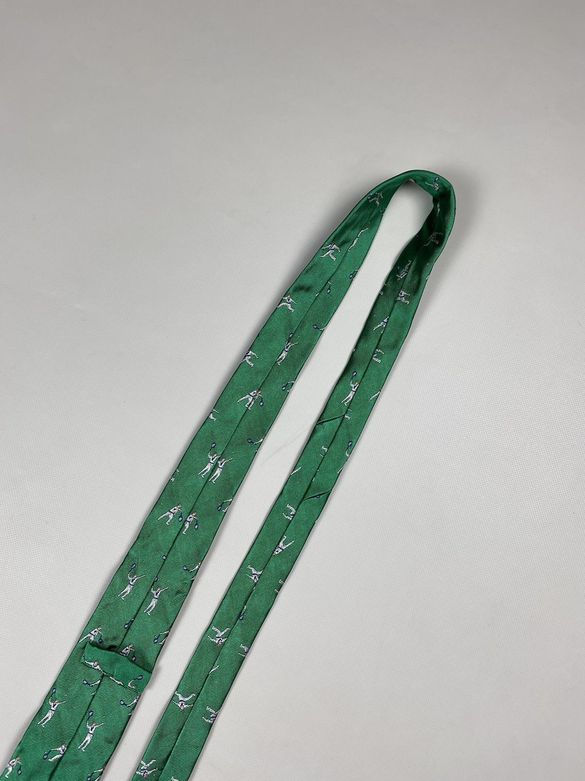 Hackett Hackett London Tennis Pattern silk tie Size ONE SIZE - 8 Thumbnail