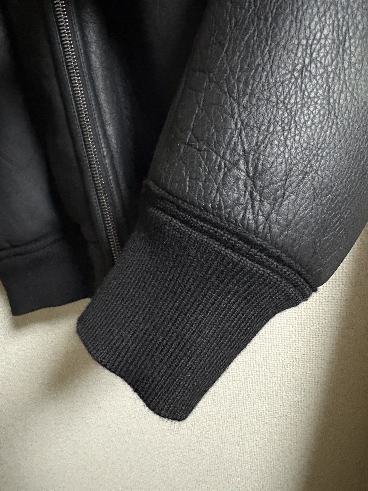 Rick Owens rick owens shearling bomber flight leather jacket Size US L / EU 52-54 / 3 - 6 Thumbnail