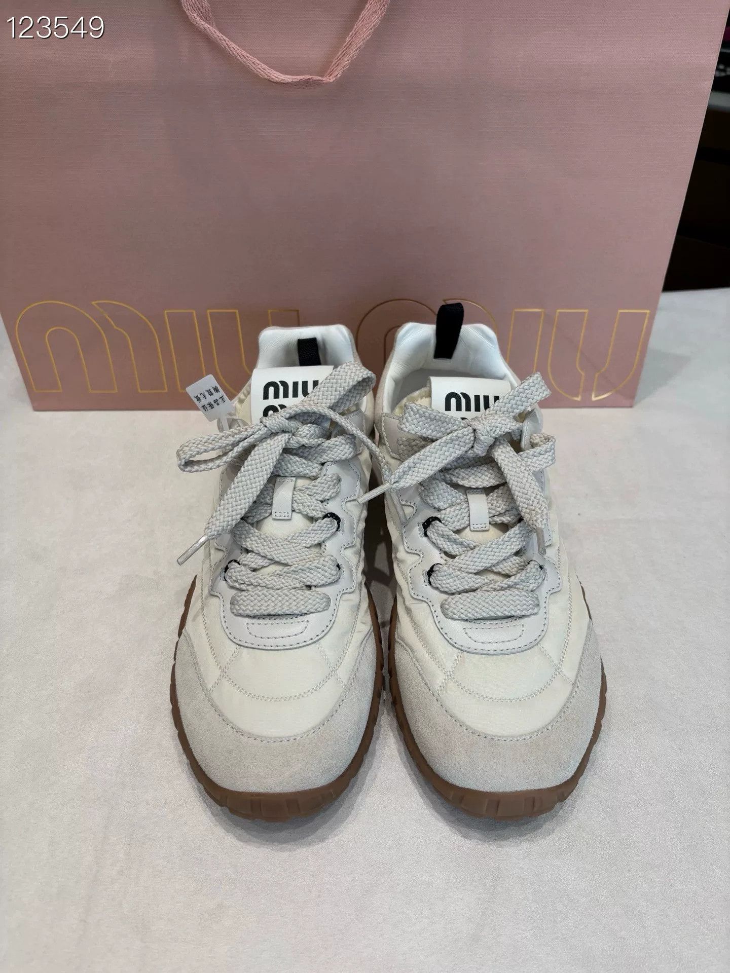 Miu Miu MiuMiu Retro Training Shoes 040771 Size US 7 / IT 37 - 1 Thumbnail