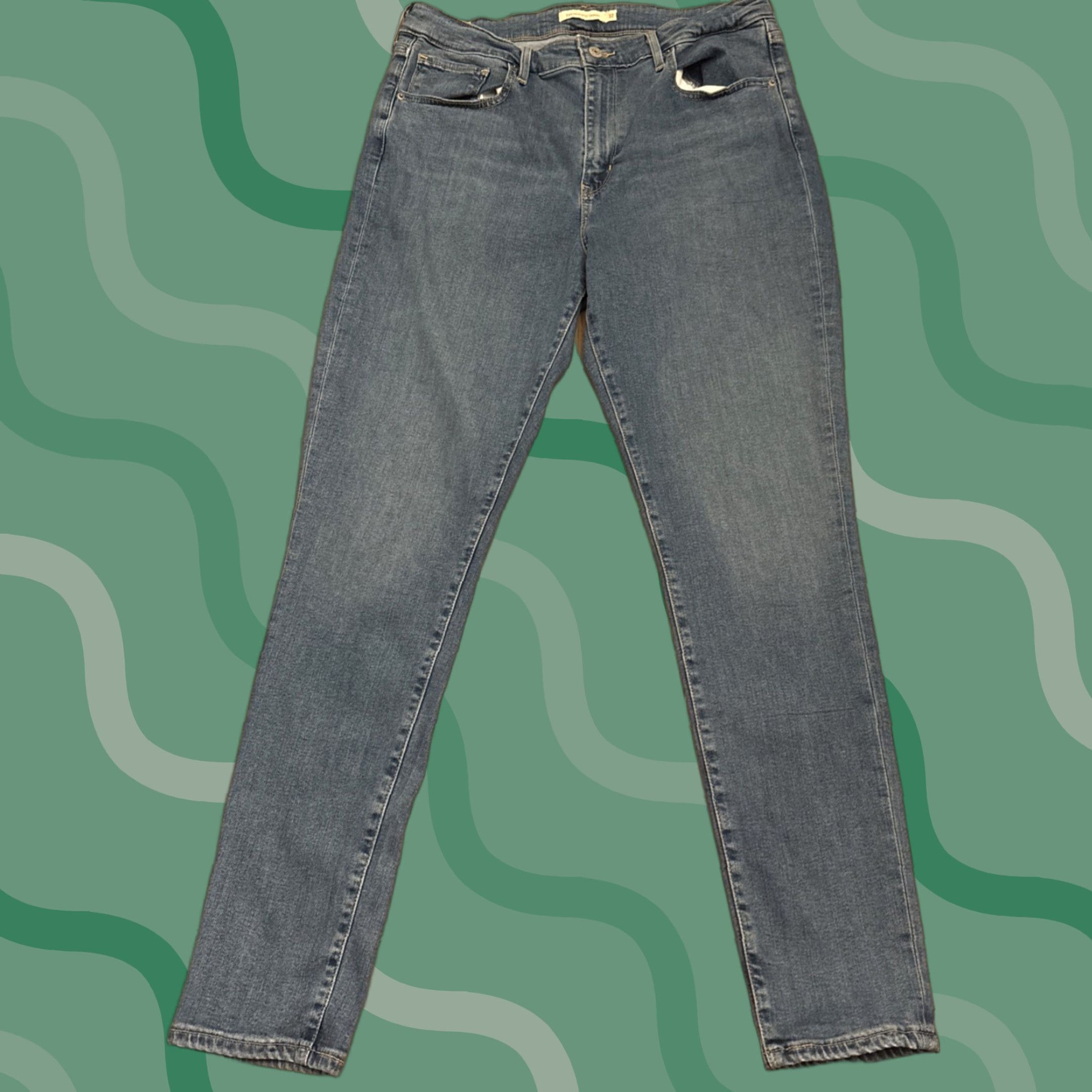 Levi's Levi's 721 High Rise Skinny Jeans Medium Wash Blue Womens Size 32 Big E Size 24" / US 00 / IT 34 - 1 Thumbnail