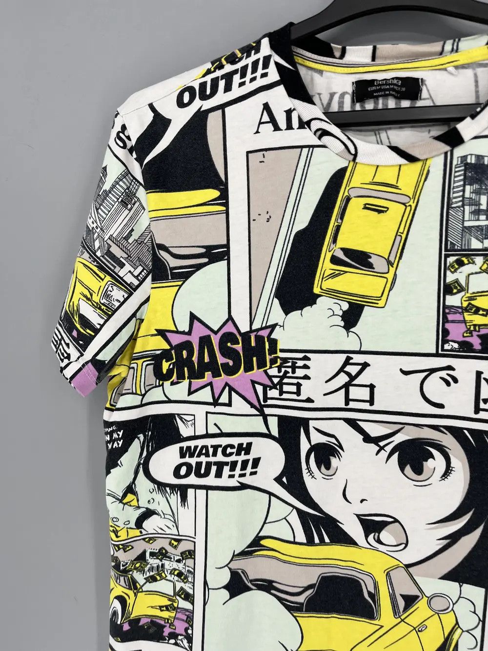 Anime Vintage Manga Panel tee Art Tee Anima Tee Graphic Tee Size US M / EU 48-50 / 2 - 7 Thumbnail