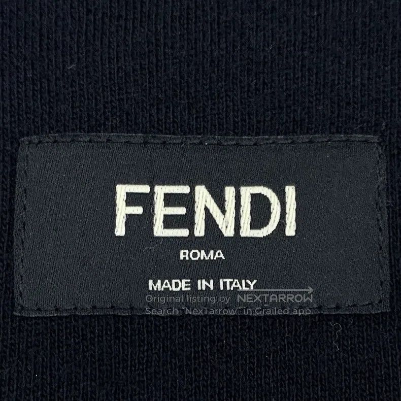 Fendi Fendi Black Little Monster Eye Wool Hooded Drawstring Zipp Size US M / EU 48-50 / 2 - 6 Thumbnail