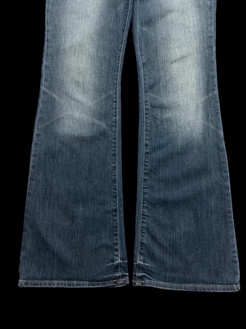 Vintage FLARED 90’S Style Gap Mudwash Distressed Flare Denim Jean Size US 30 / EU 46 - 8 Thumbnail