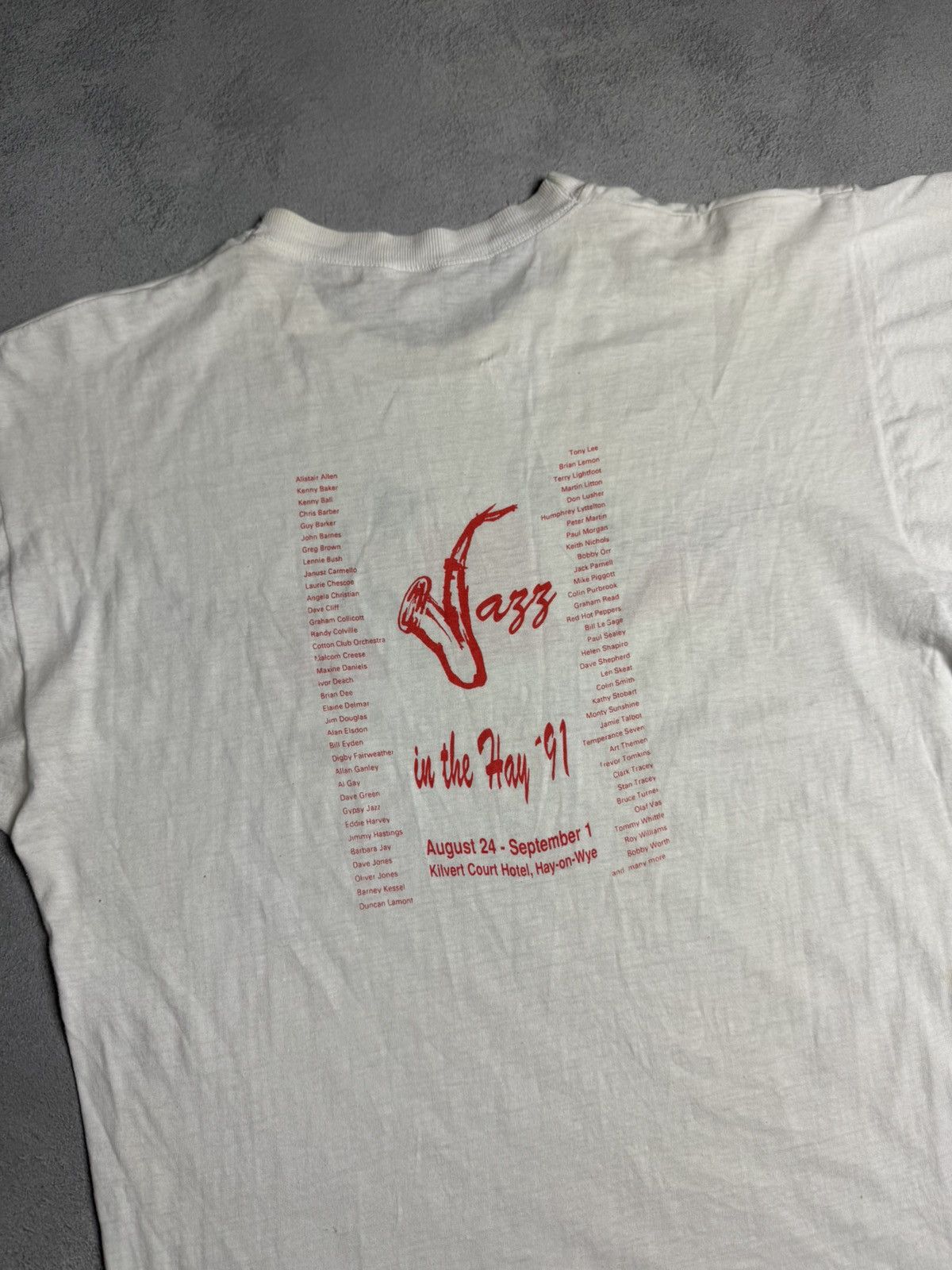 Band Tees Vintage Jazz In The Hay 1991 Festival T-Shirt Size US L / EU 52-54 / 3 - 7 Thumbnail